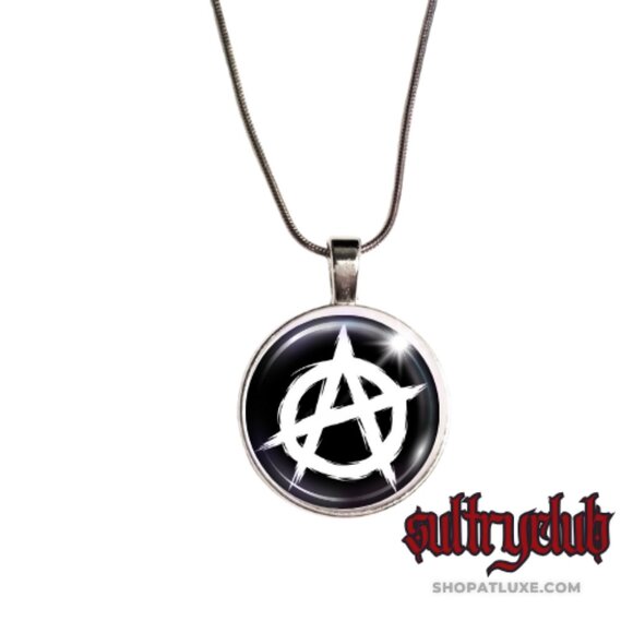 Anarchy Symbol Necklace (Several Styles) - Picture 6 of 16